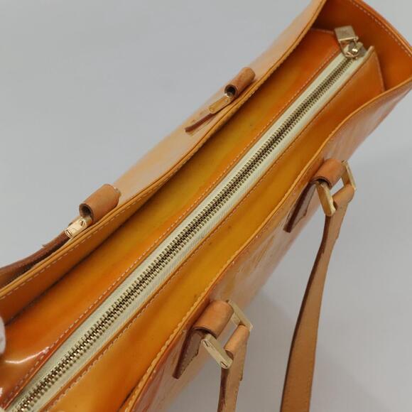 LOUIS VUITTON Monogram Vernis Columbus Tote Bag Lime Yellow M91047 - Picture 6 of 12